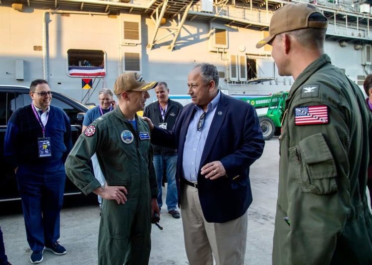 US Navy Secretary Issues Reassurance to the Philippines against Chinese Aggression