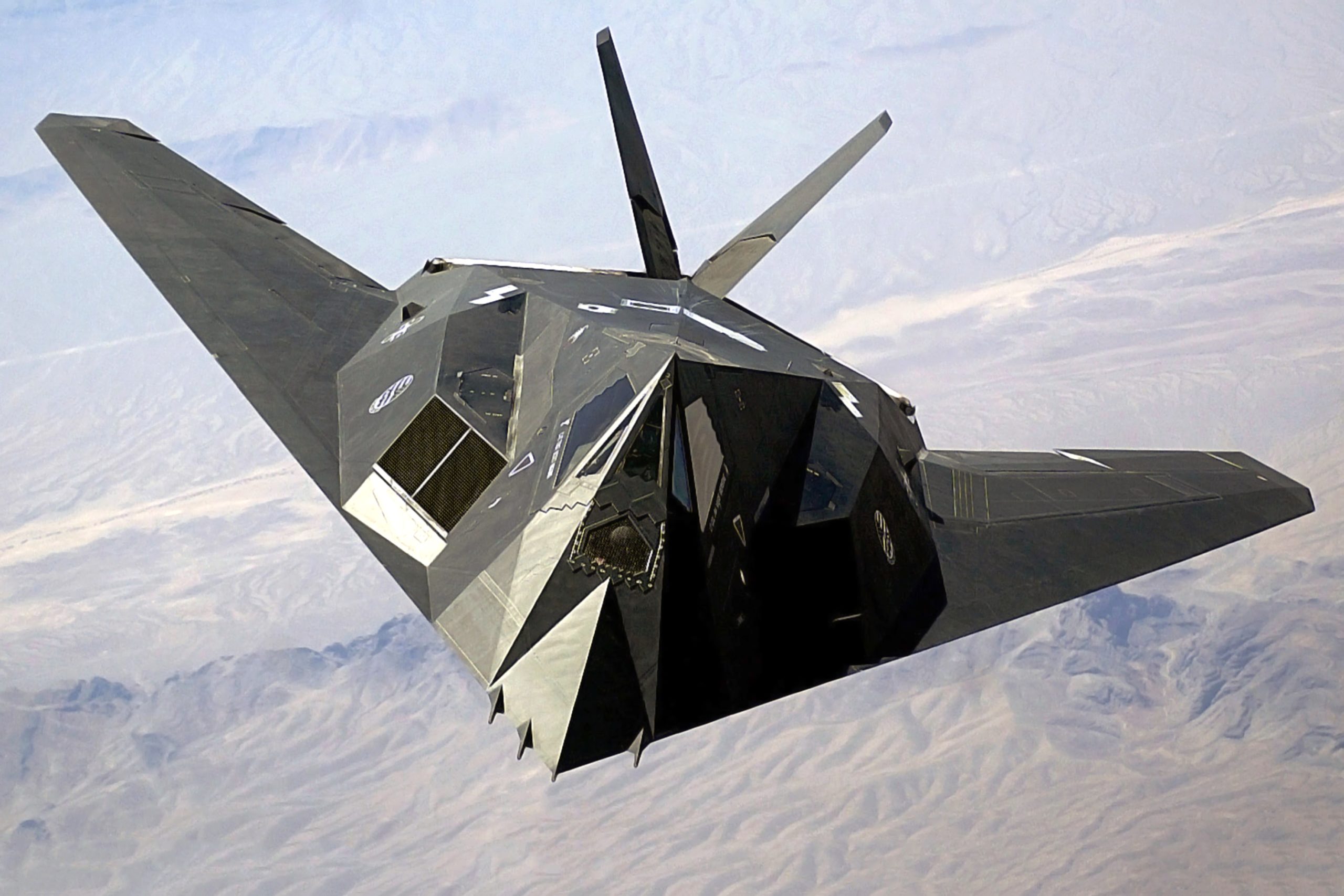 Stealth Aircraft Flying