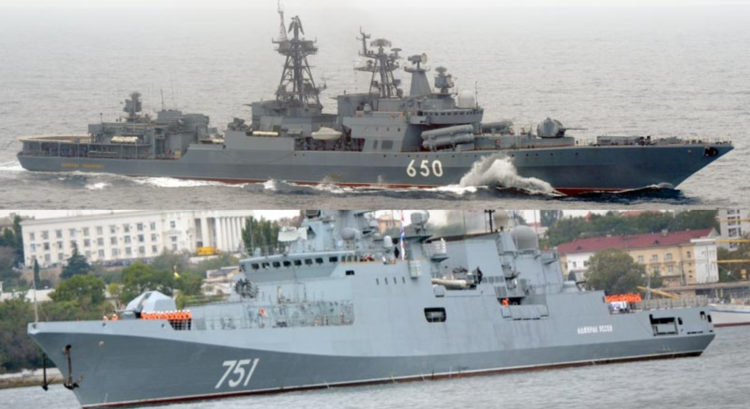Russia’s Two Most Powerful Warships: Admiral Chabanenko (DD-650) and Admiral Essen (751)