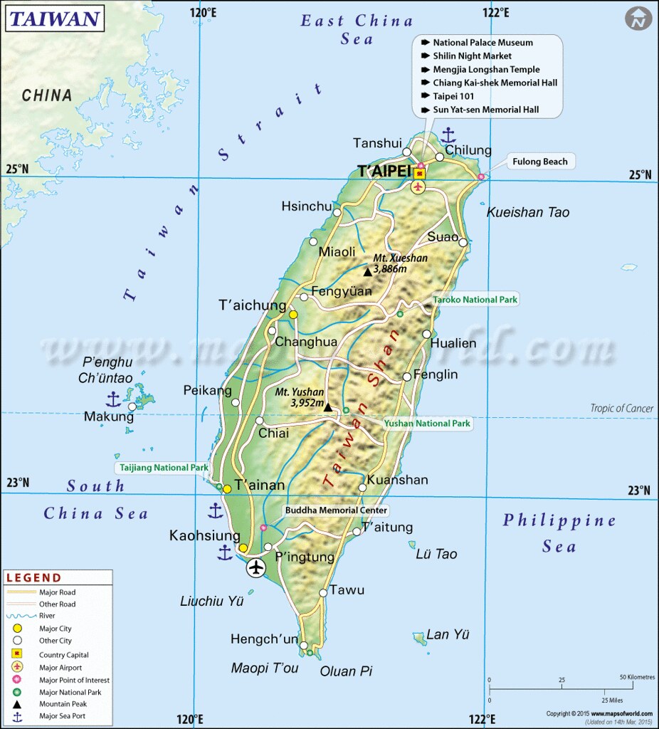 Taiwan Map
