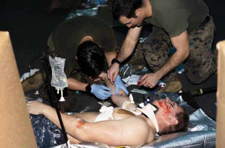 The Pic of the Day: Navy Casualty Care Training