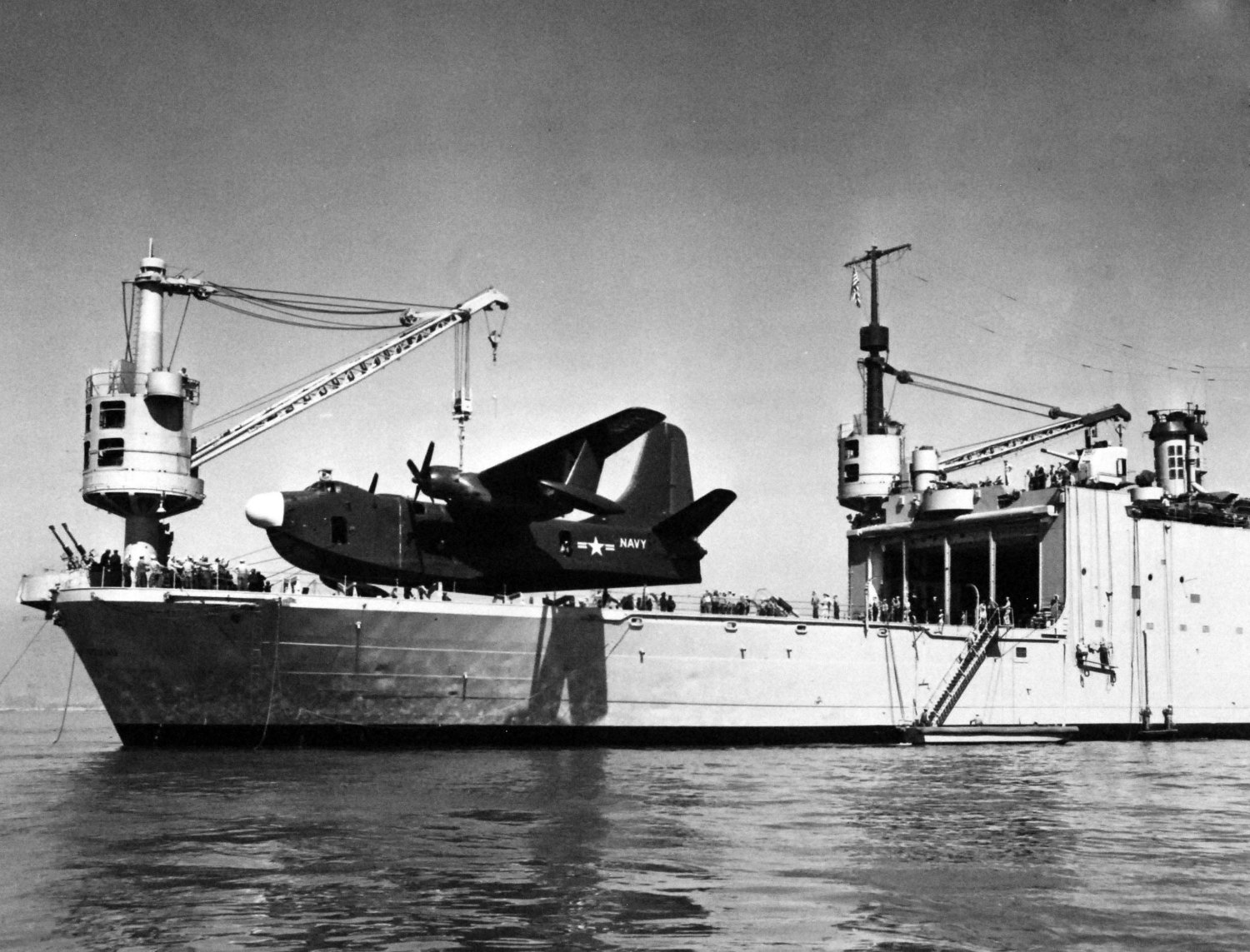 Seaplane Tender USS Salisbury Sound