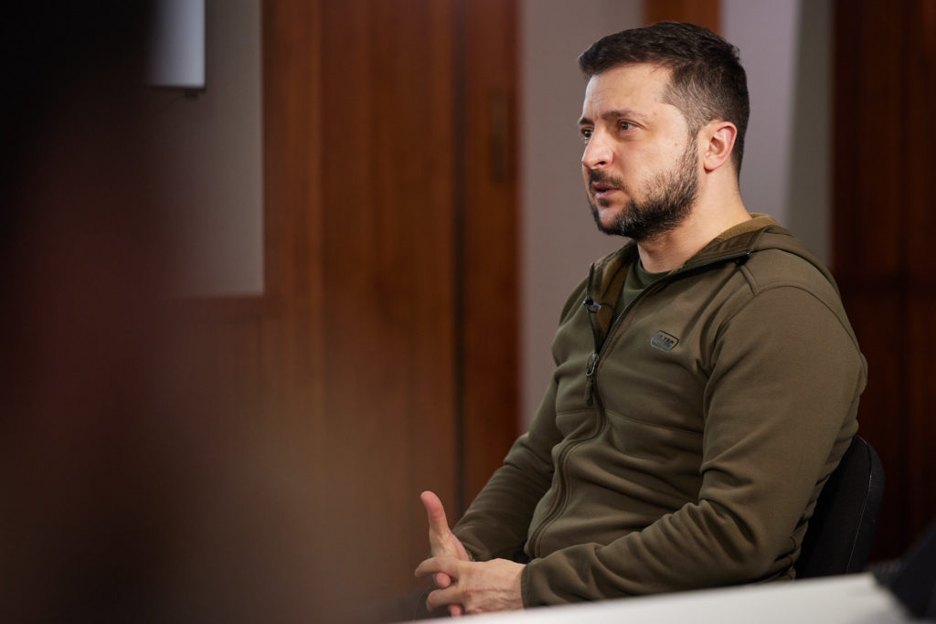 Ukraine President Volodymyr Zelensky