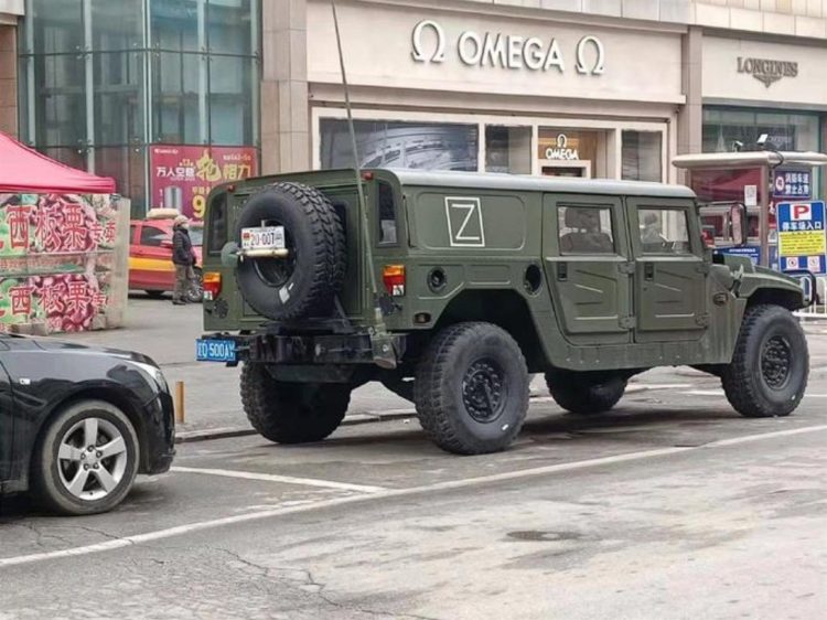 In Solidarity With Russia, The “Z” Marking is Showing up on Chinese Military Vehicles