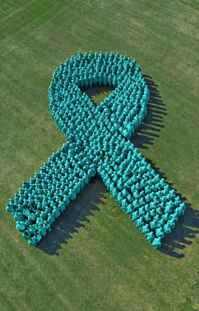 Sexual assault awareness ribbon
