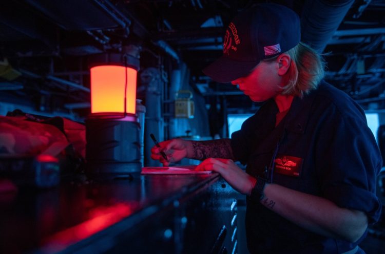 The Pic of the Day: USS Bainbridge Sea Replenishment Log