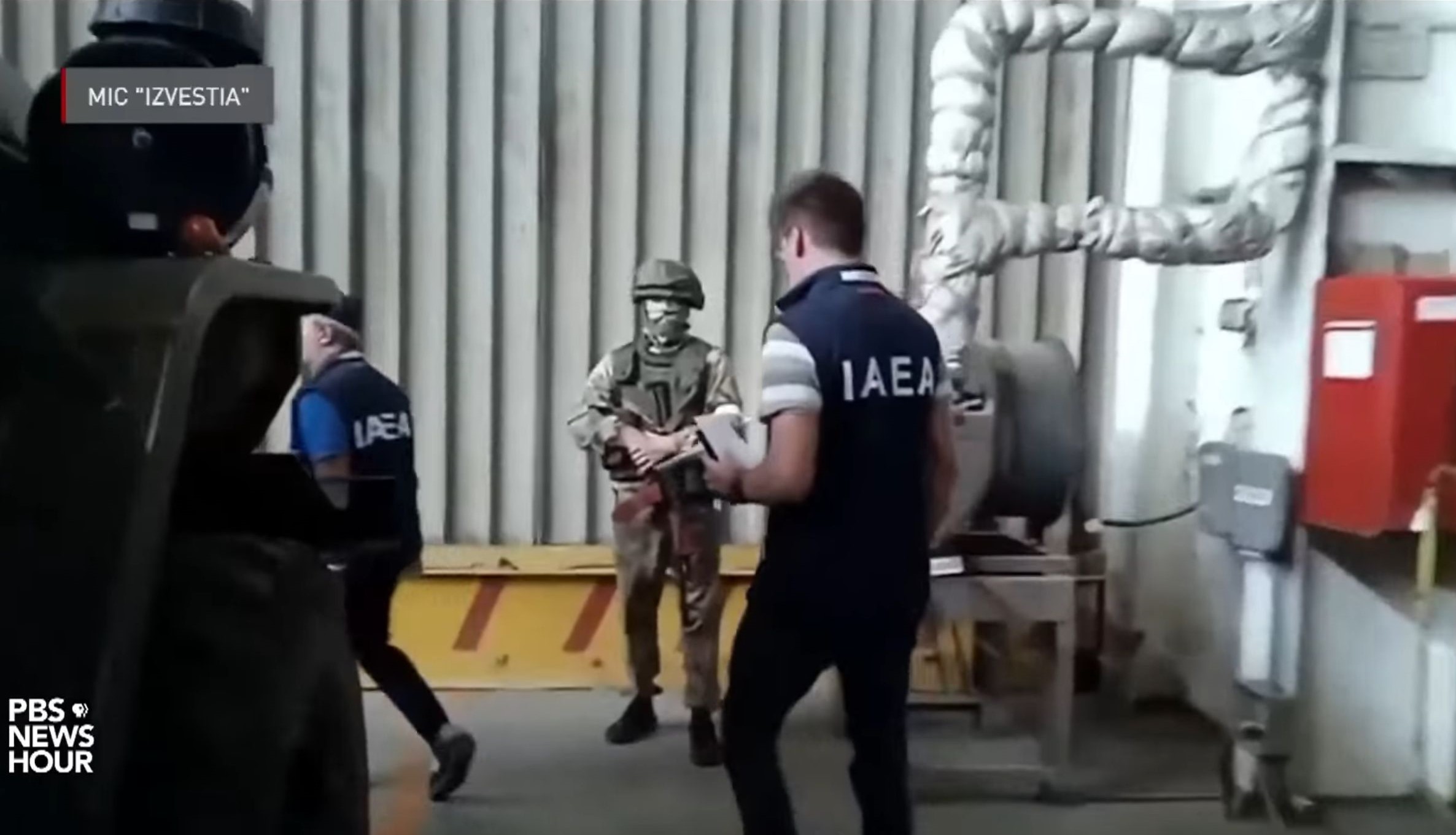 Inspecting the plant