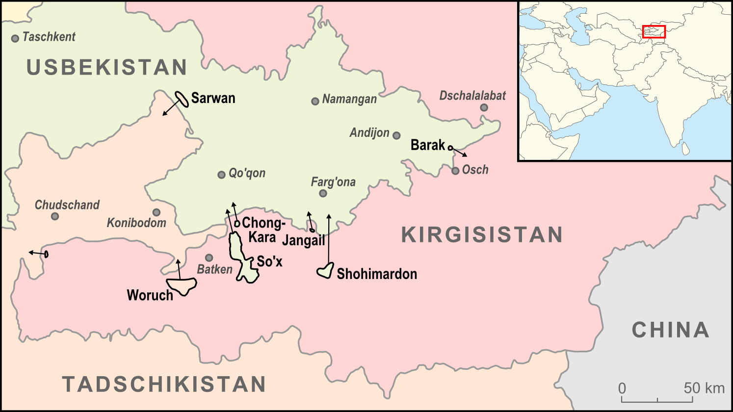 Kyrgyzstan–Tajikistan border