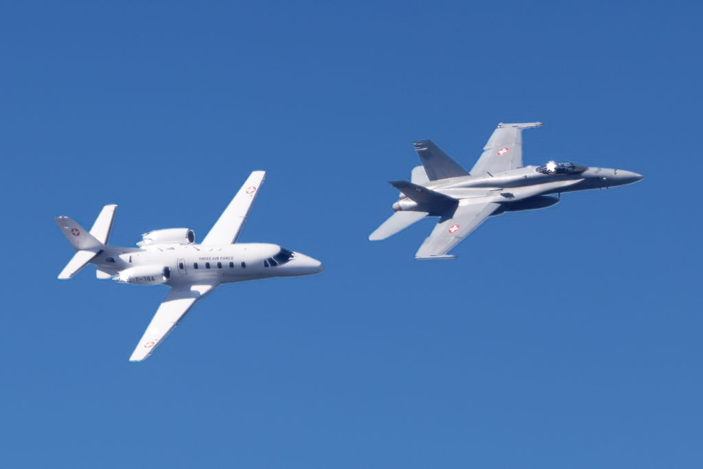 Pilatus PC-24 & 2* F/A-18