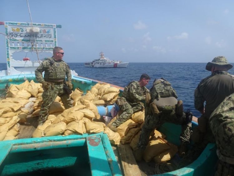 Crew of US Coast Guard Seizes $85 Million Worth of Heroin in the Middle East