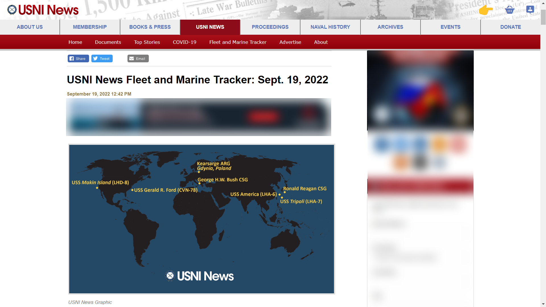 USN Fleet Status
