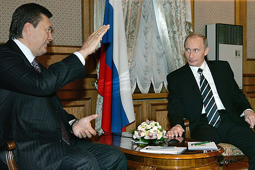 Vladimir Putin and Viktor Yanukovych