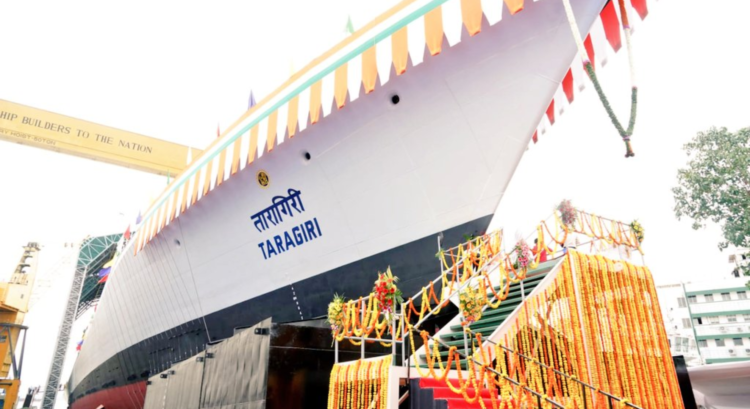Indian Navy Launched Its Third Stealth Frigate Under Project-17A