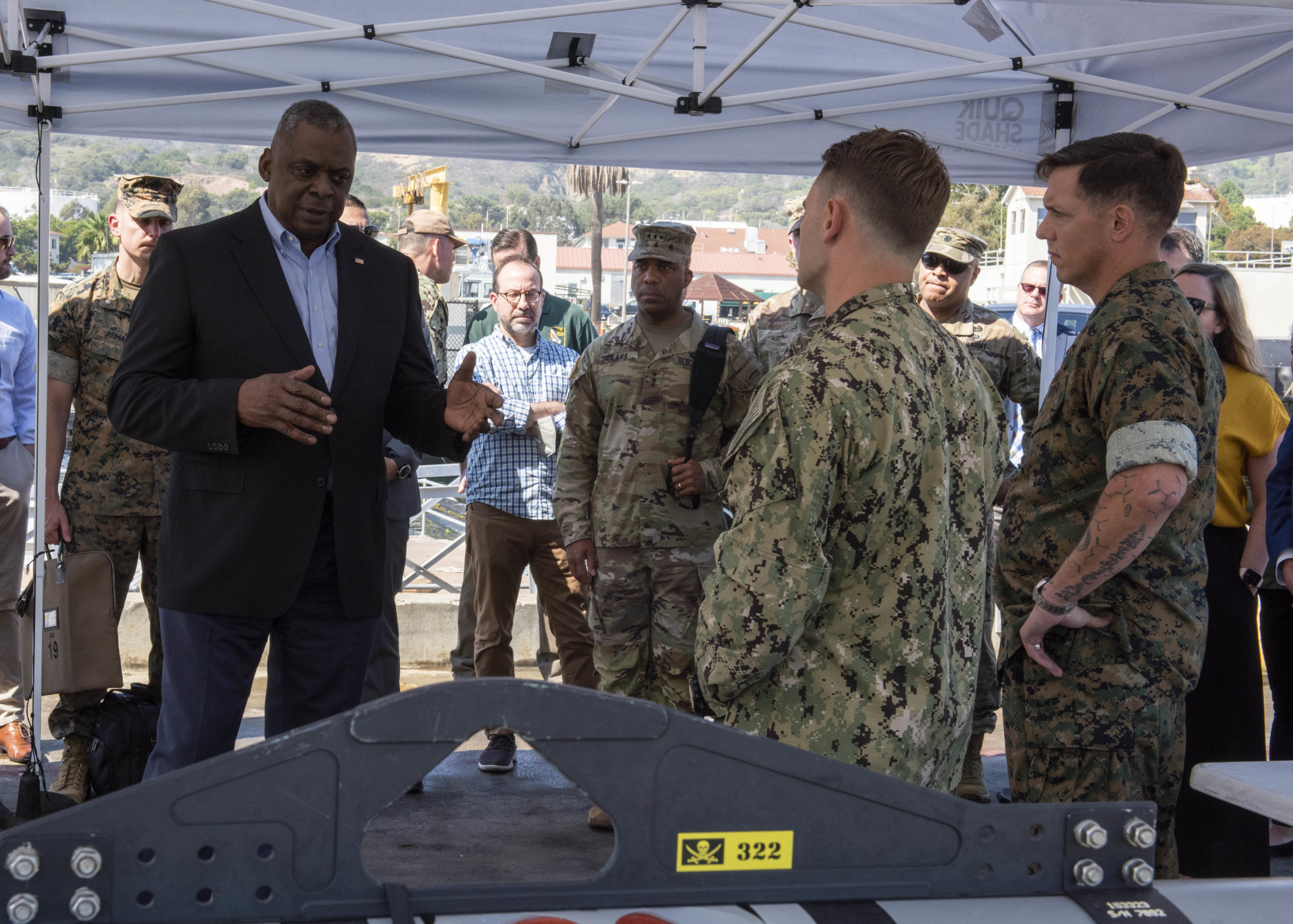SECDEF visit highlights autonomous vehicle innovations at NIWC Pacific