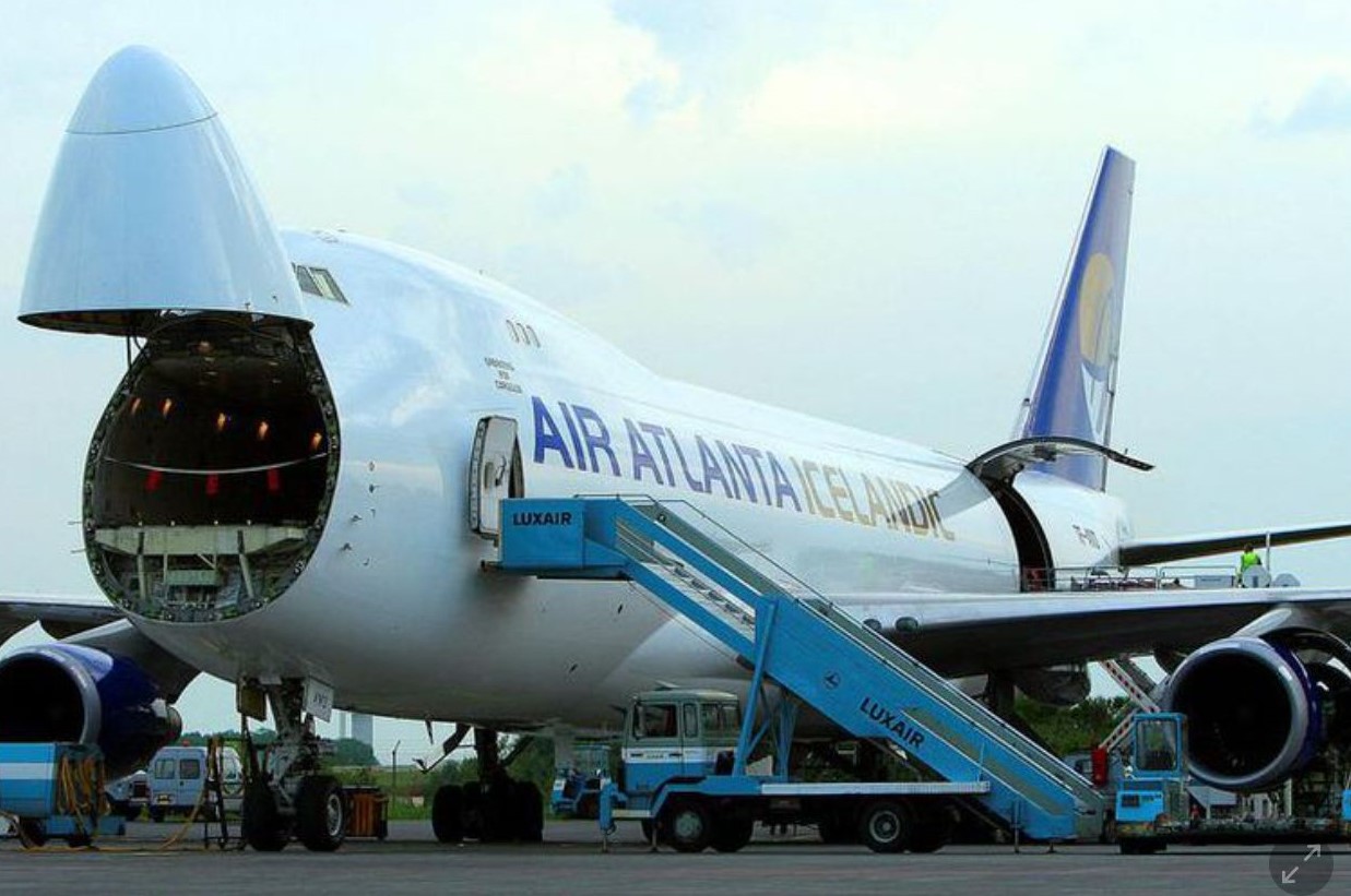 an Iceland air transport plane