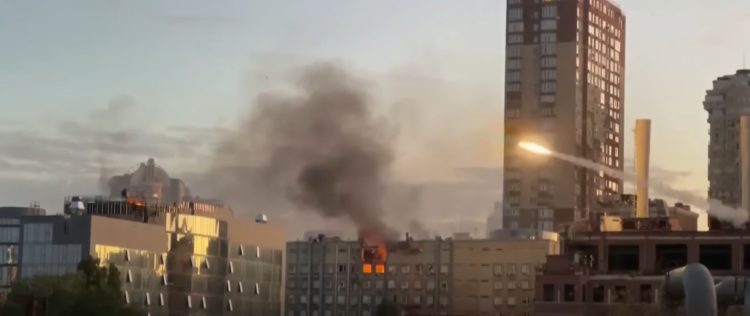 Russia Attacks Ukrainian Citizens in Kyiv Using Suicide Drones