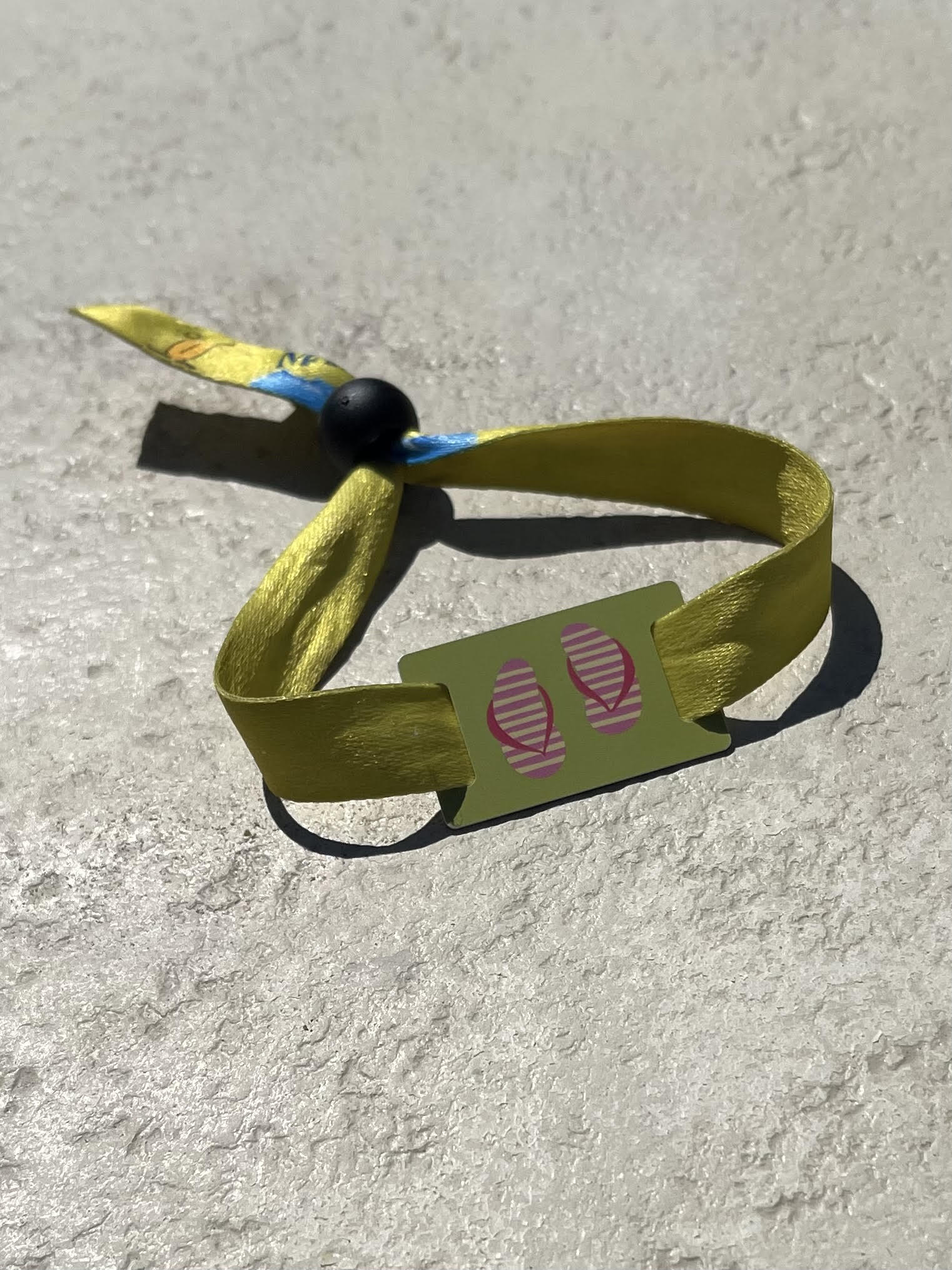 The colorful wristband you wear to keep track of your drink purchases