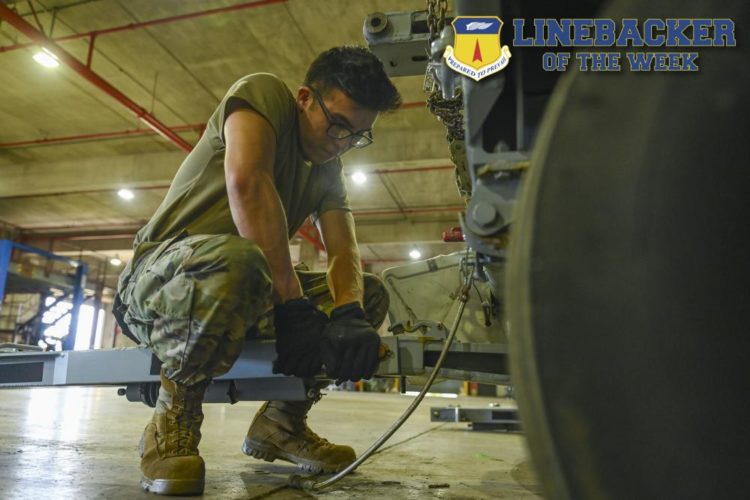 Linebacker of the Week: Airman 1st Class Joan Perez-Resendiz