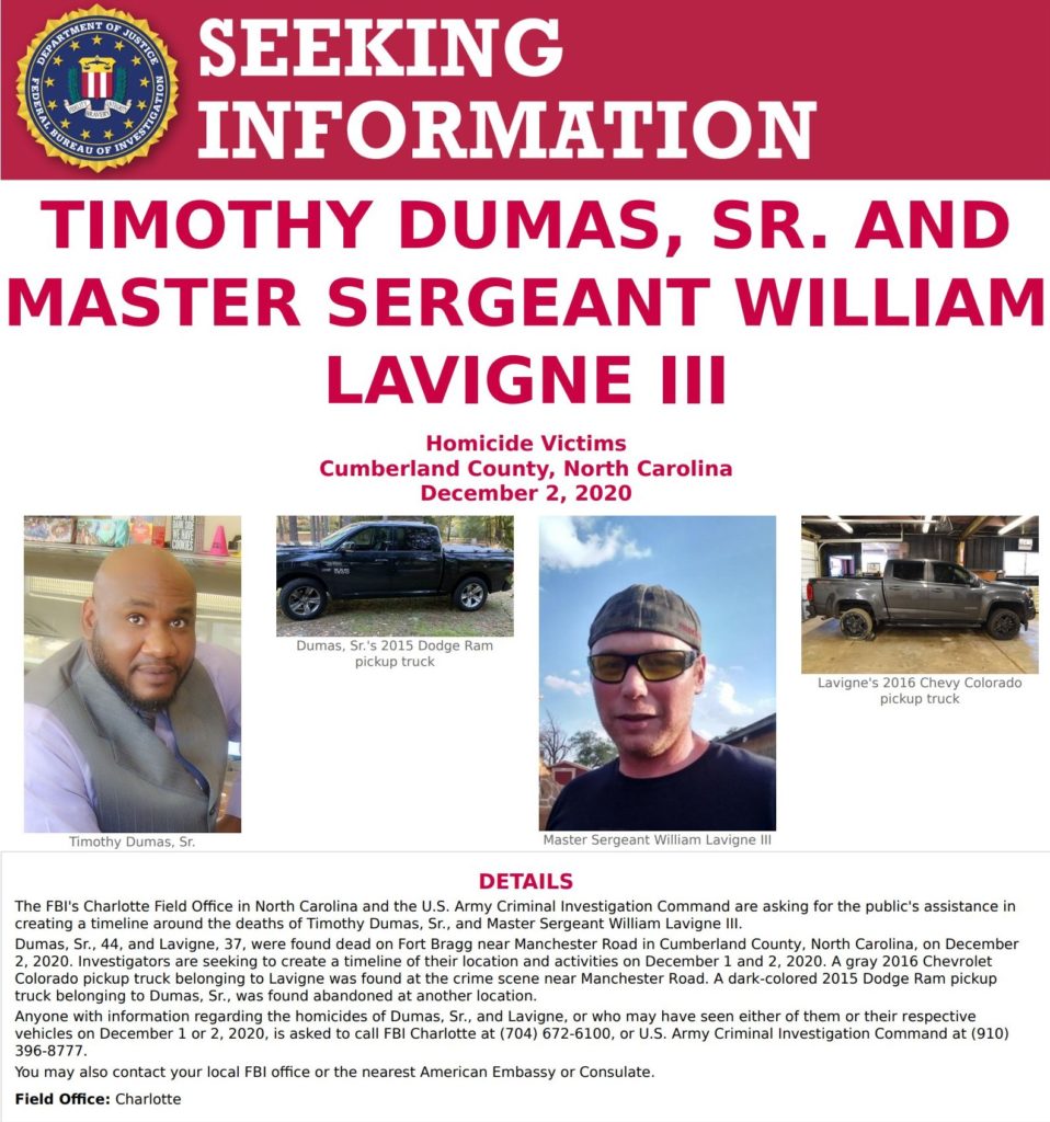 FBI information poster