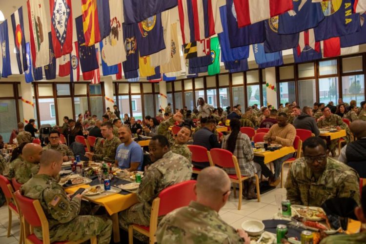 The Pic of the Day: Awesome Thanksgiving Dinner for our Sky Soldiers