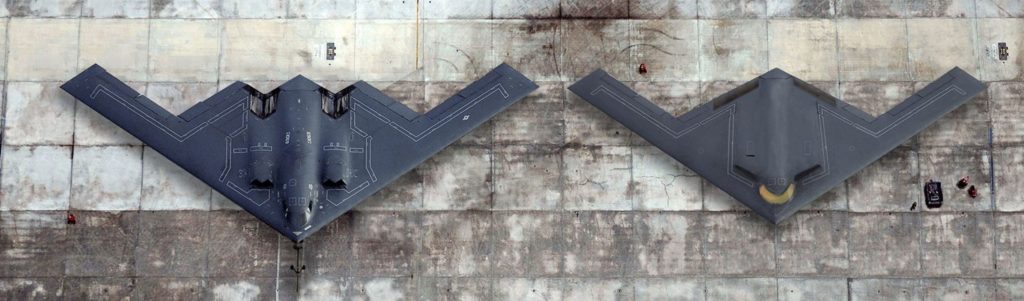 photo of the B21 and B2