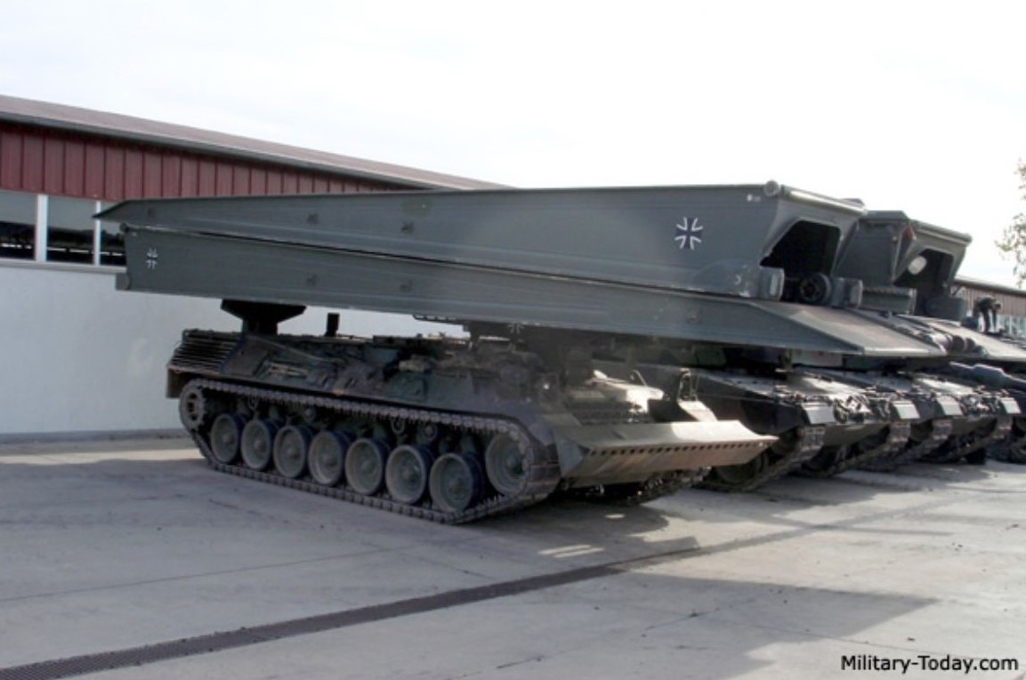 photo of bridgelayer tank