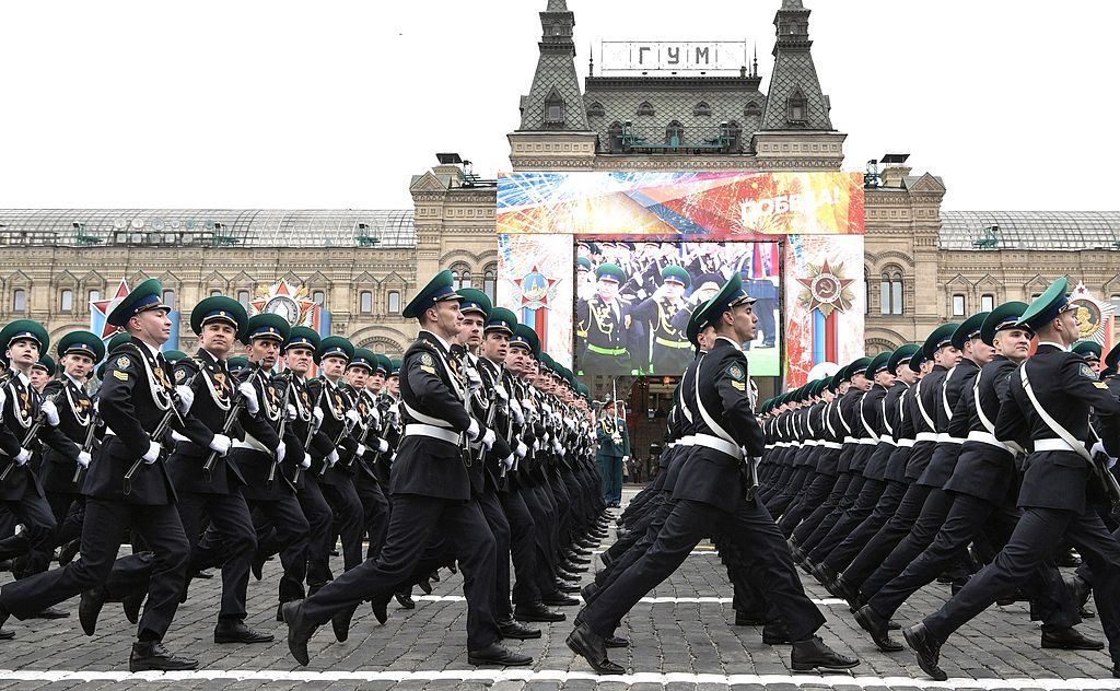 Military parade on Red Square
