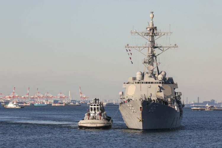 USS Shoup joins CTF 71 / DESRON 15