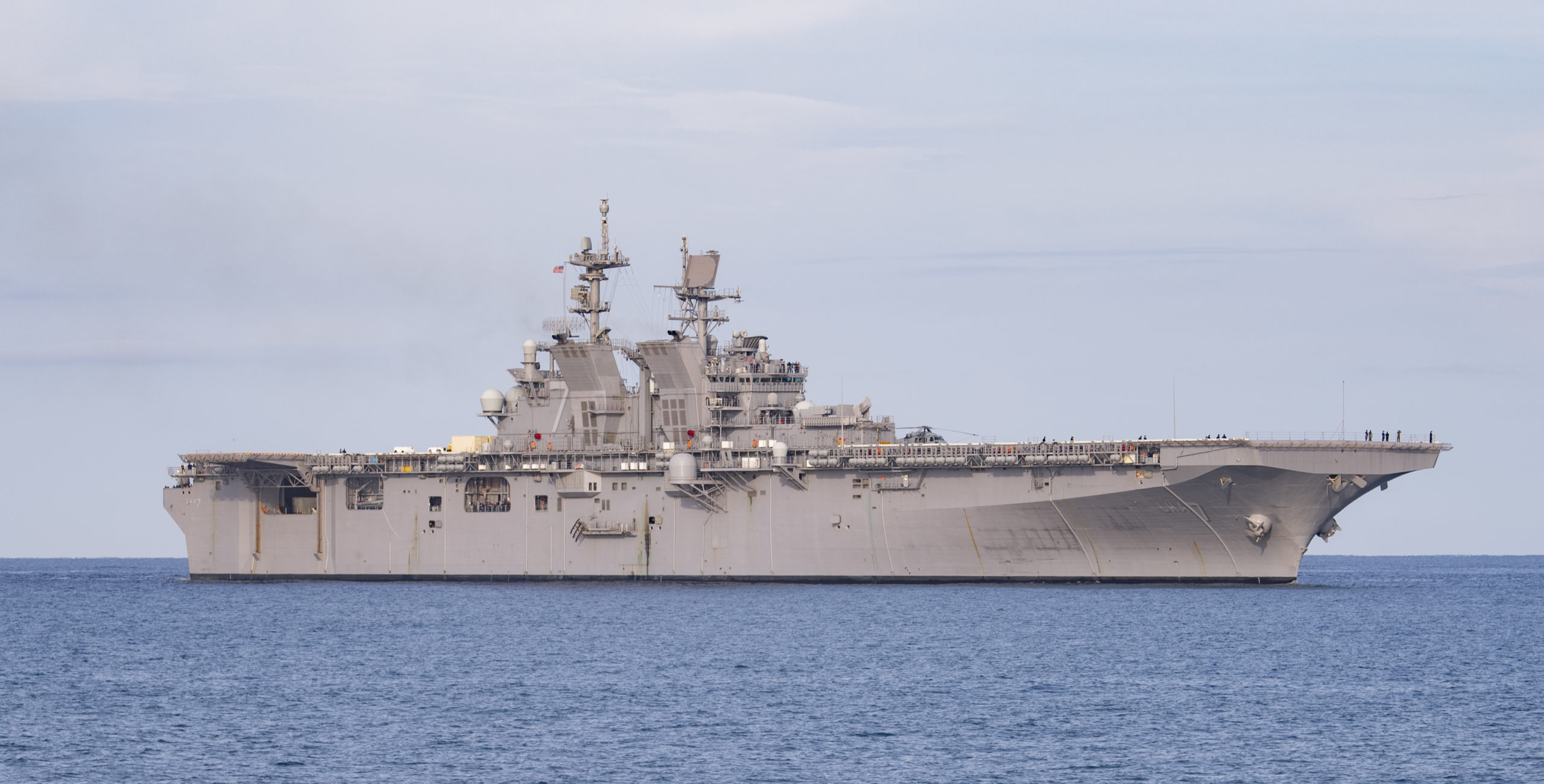 USS Tripoli (LHA 7) arrives at Naval Station Guantanamo Bay