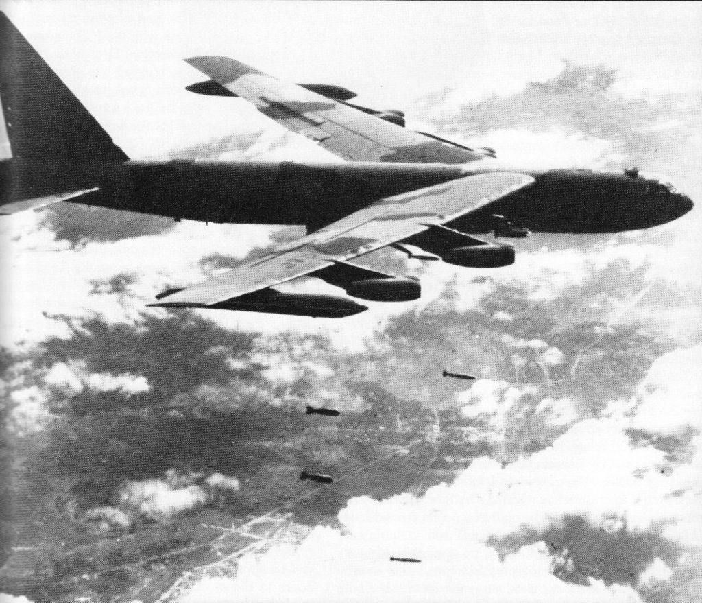 b-52 bomber plane battles on christmas