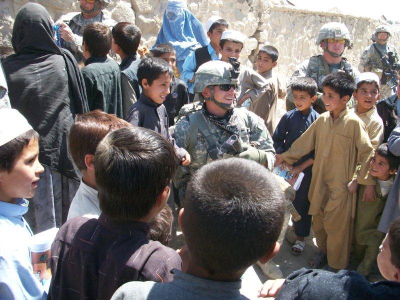 US soldier in Afghanistan 