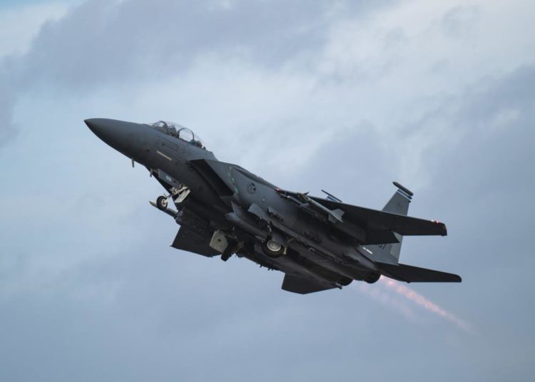 The Pic of the Day: First Flights of the Year for the F-15E