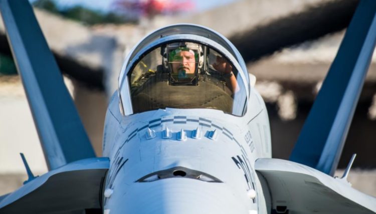 The Pic of the Day: Capt. Kevin Williams Getting Ready to Fly the F/A-18 Hornet