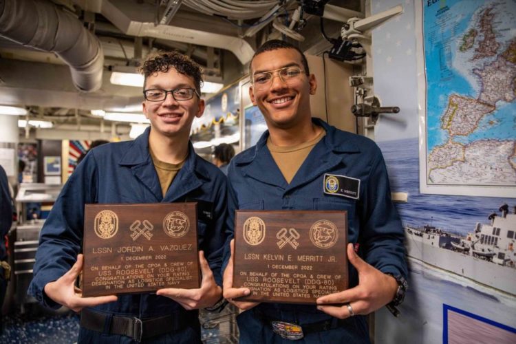 USS Roosevelt PACT Sailors Choose Rates