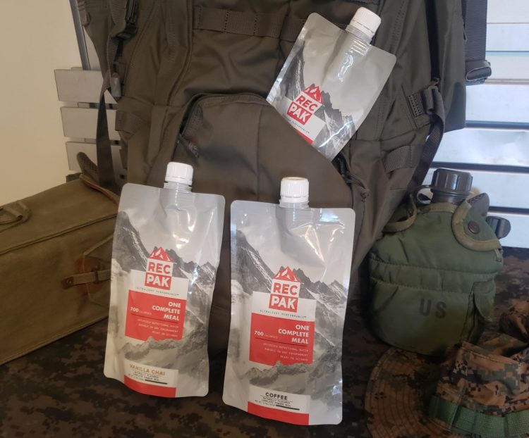 RecPak Offers a Huge Amount of Dense Nutrition in a Small Pack Out Weight Under Six Ounces