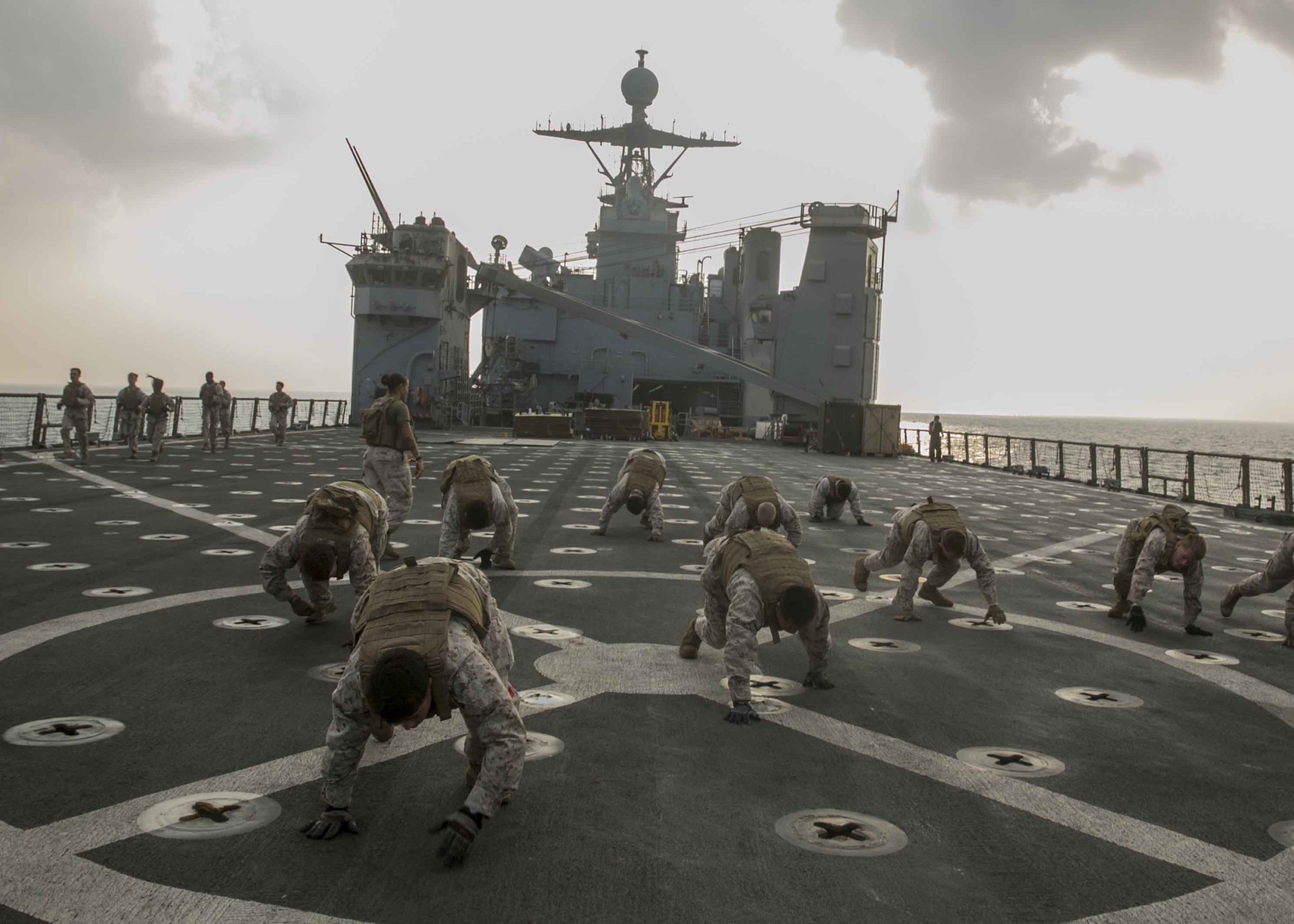 Squad Competitions: Combat Conditioning Aboard USS Pearl Harbor