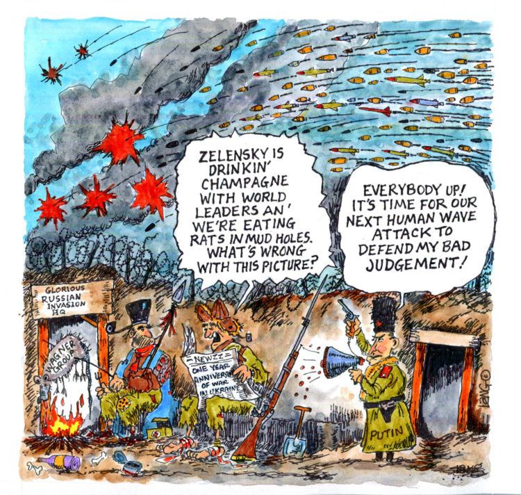 SOFREP Cartoon: Ukraine-Russia War Anniversary