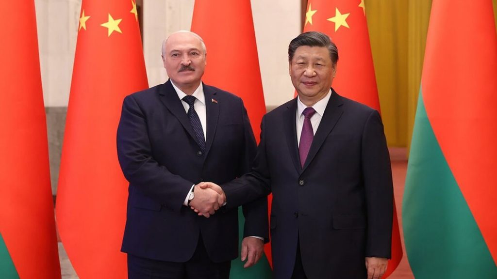 Lukashenko and Jinping