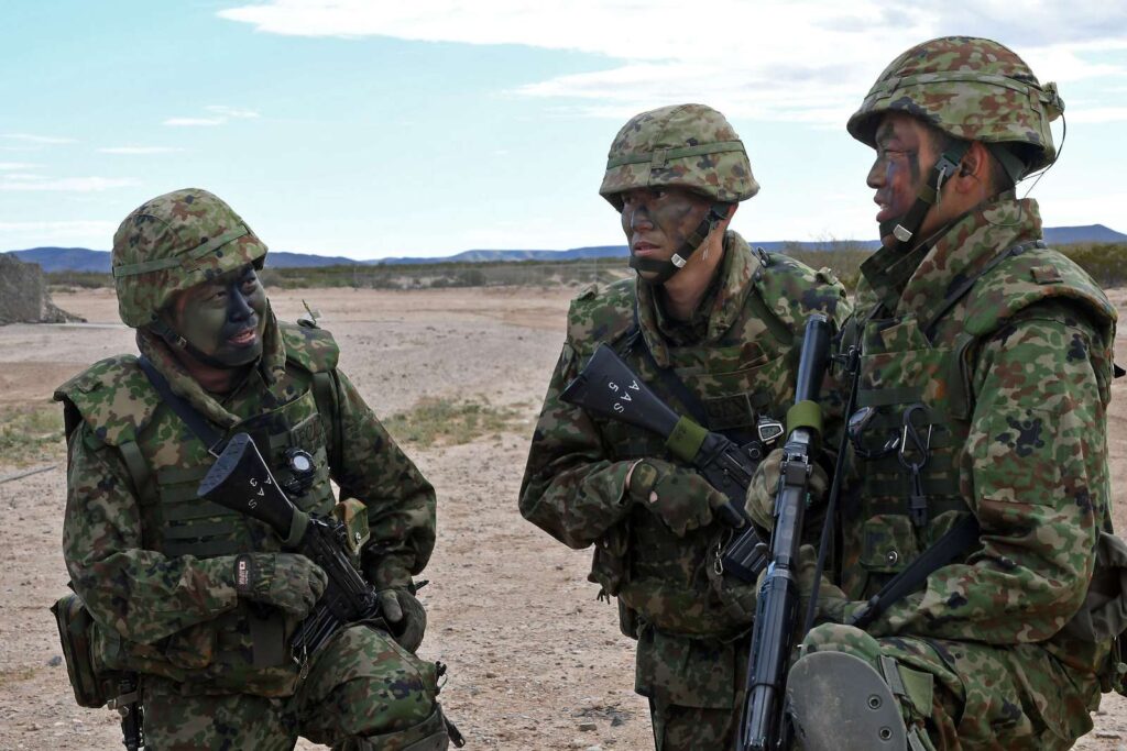Soldiers of the Japan Ground Self Defense Force