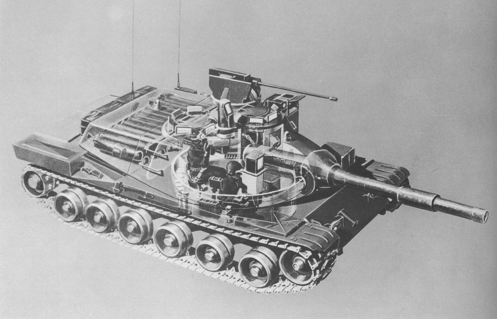 Tank interior