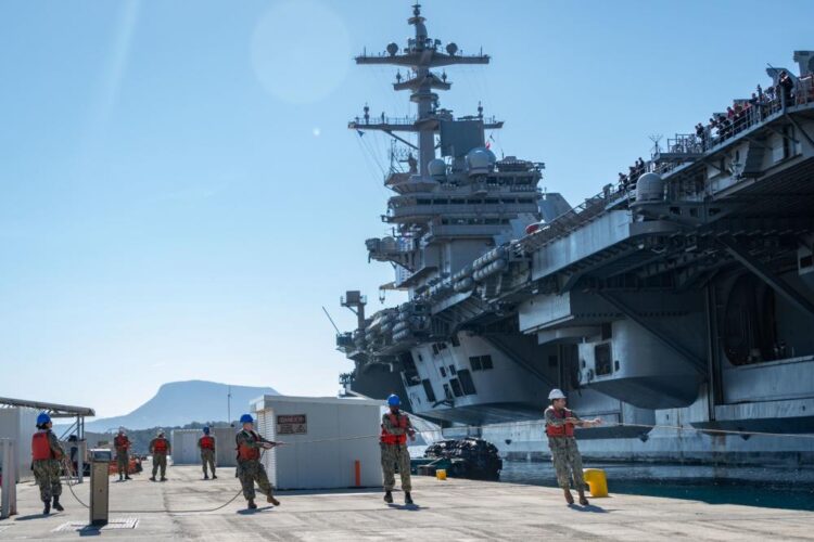 Pic of the Day: NSA Souda Bay Welcomes USS George H.W. Bush (CVN-77)