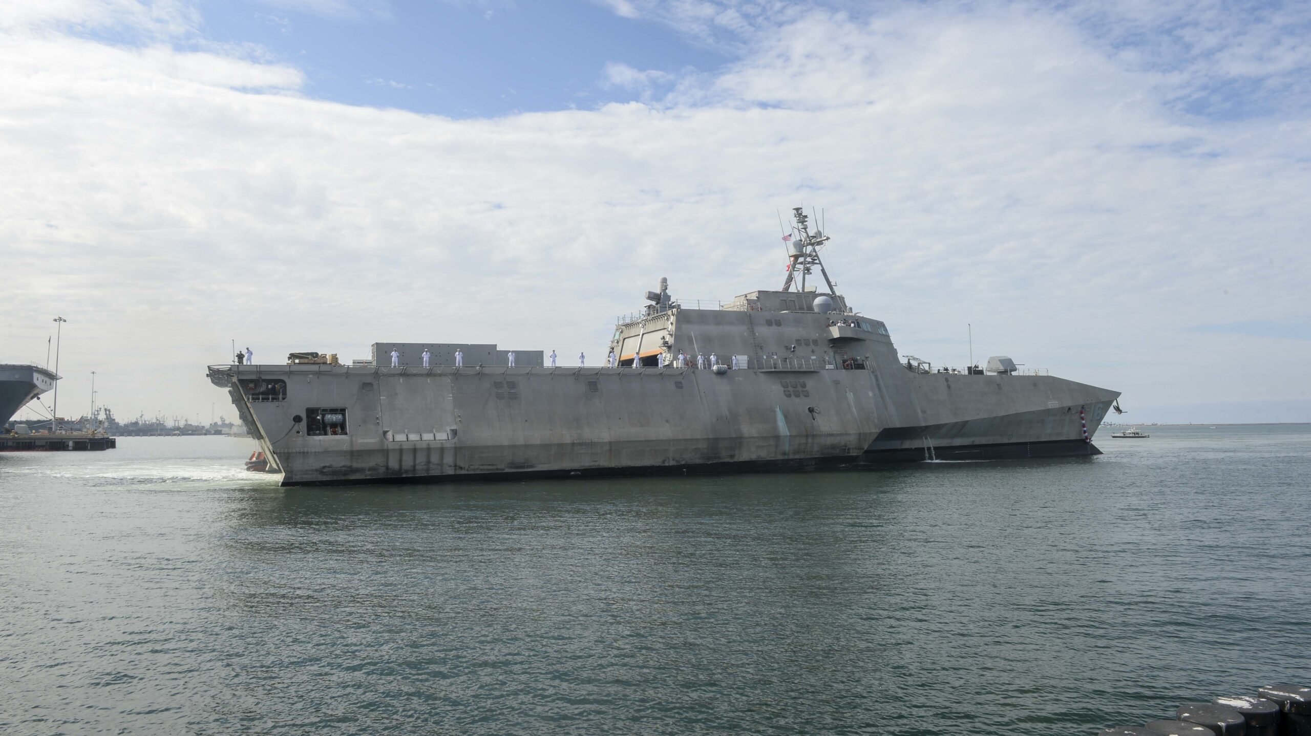 USS Tulsa (LCS 16) Returns to Homeport