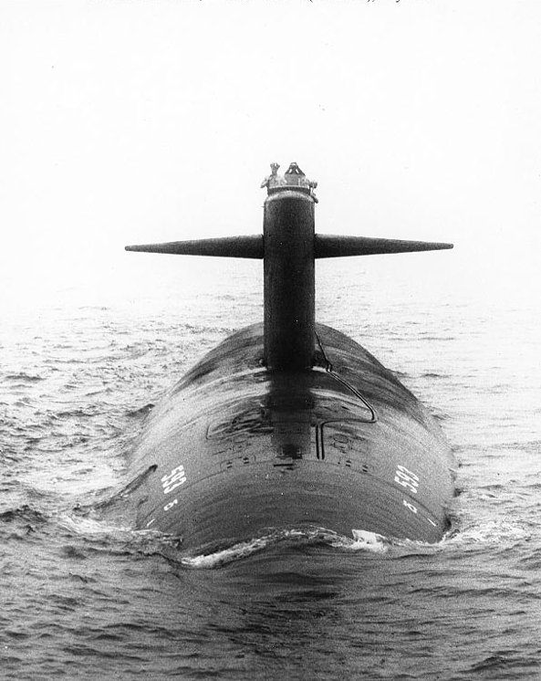 SSN-593-bow