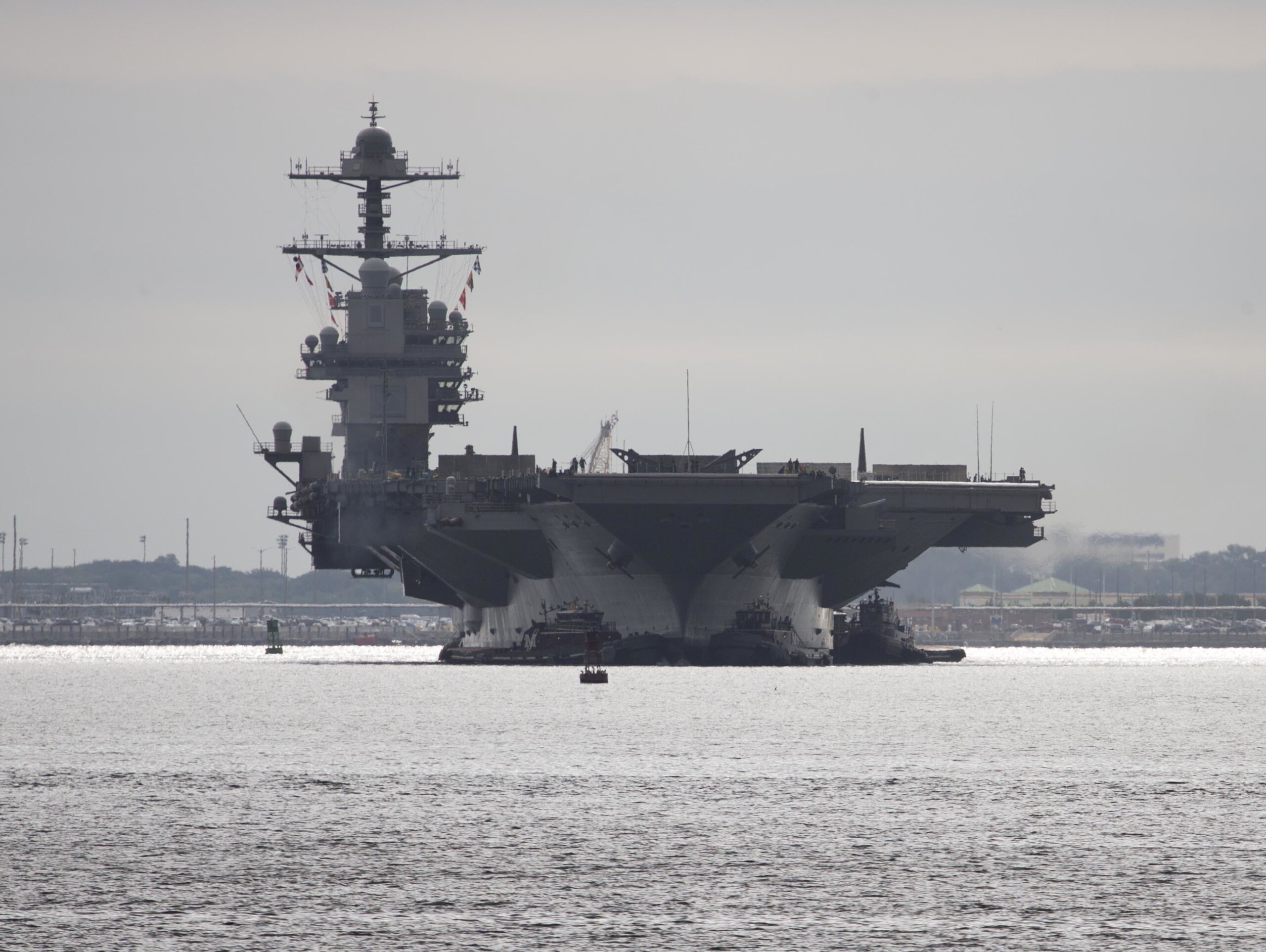 USS Gerald R. Ford Transit