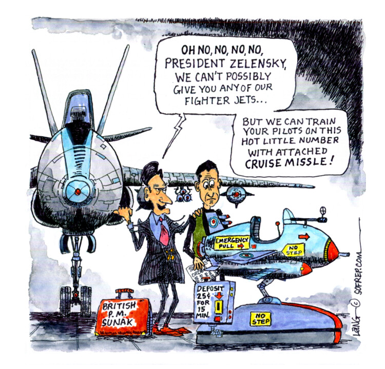 SOFREP Cartoon: Zelensky’s ‘Special’ F-16