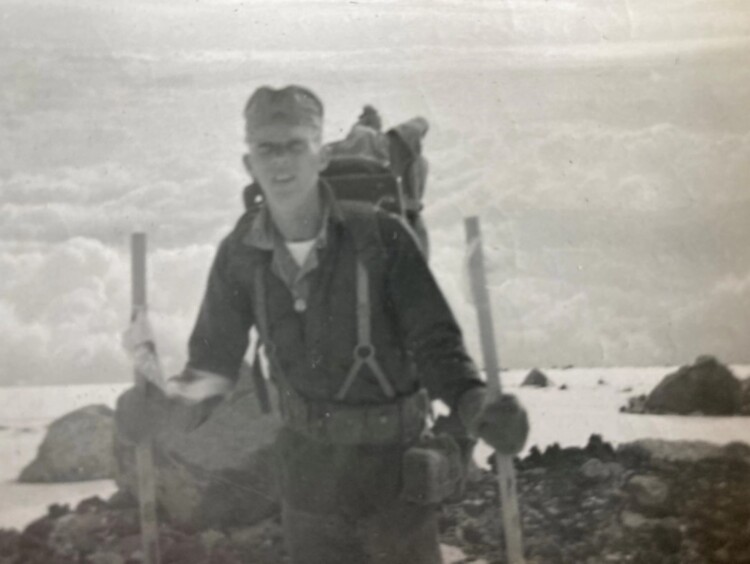 The Pic of the Day: Marine Bill Wieberg in Mt. Fuji 1957