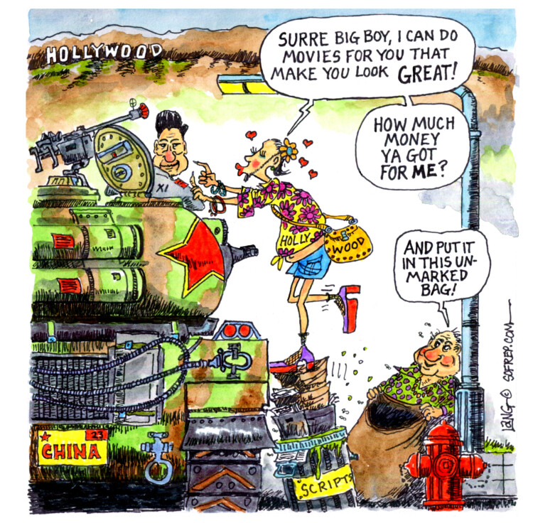 Hollywood Sold Out America Two Jimmy Chinese Sausage Happy. Thank You Xi May We Have Another.