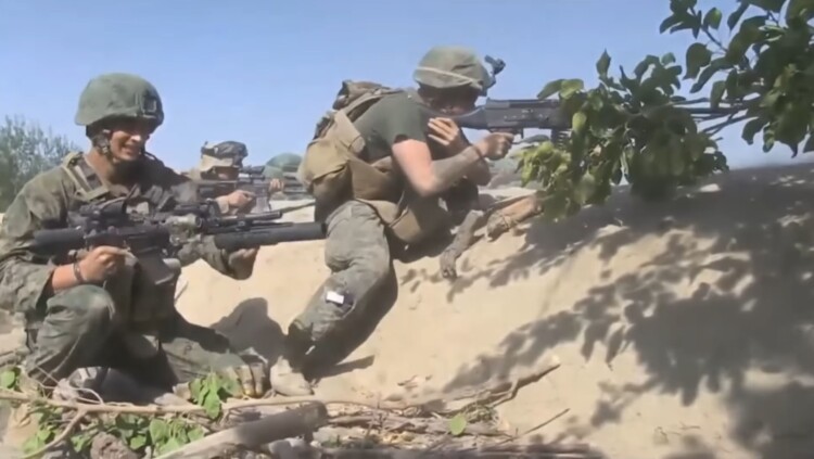 Combat Camera: Afghanistan-SAS Fights Alongside US Marines Against Taliban
