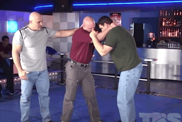 Self-defense techniques derived from Muay Thai. 