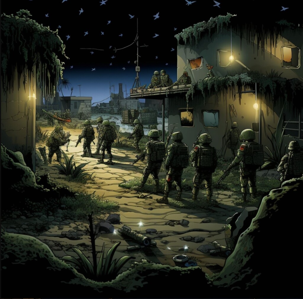 soldiers in the green zone